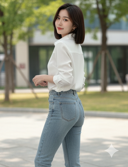 Minimalist Fashion Slim Fit Casual Shirt (T70824)