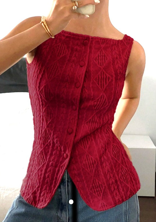 Textured Tank Top (T20824)