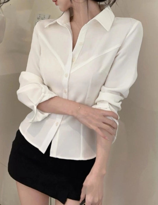 Minimalist Fashion Slim Fit Casual Shirt (T70824)