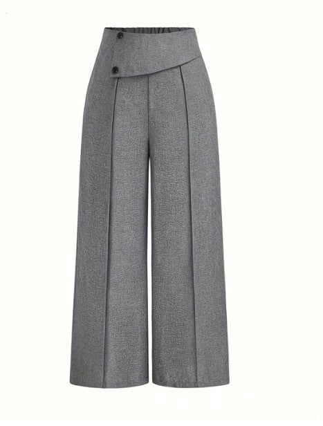 Asymmetric Straight Leg Pants	P60824
