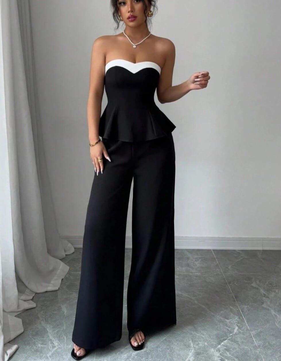 Contrast Co-ord Set (C70824)