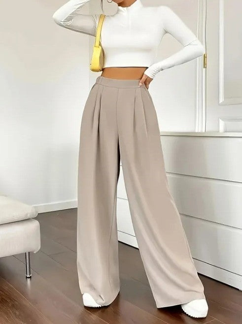 Darted Straight Leg Pants	P80824