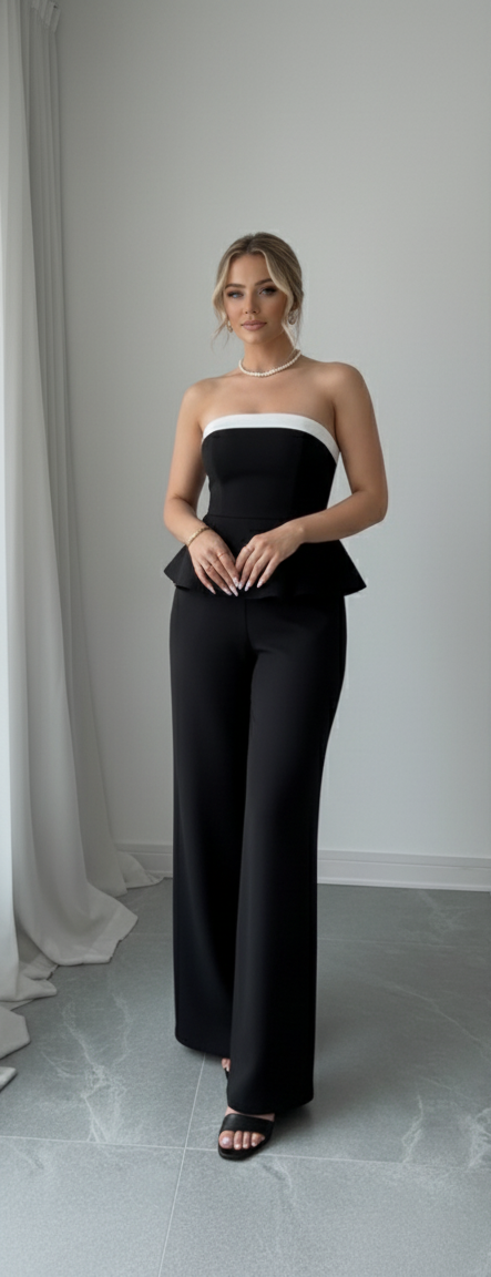 Contrast Co-ord Set (C70824)