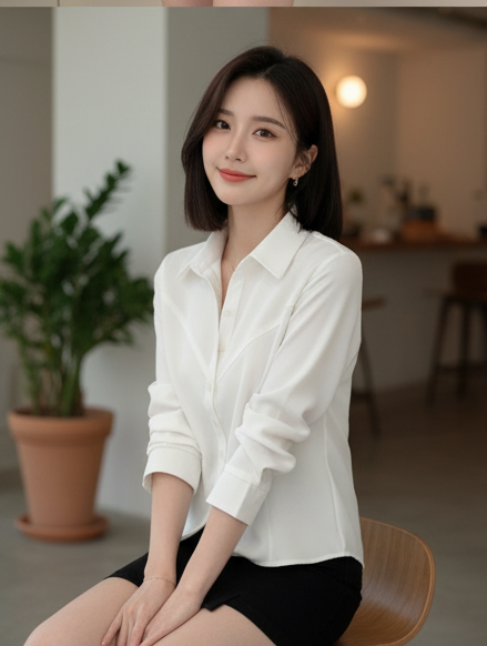 Minimalist Fashion Slim Fit Casual Shirt (T70824)