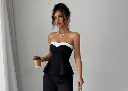 Contrast Co-ord Set (C70824)