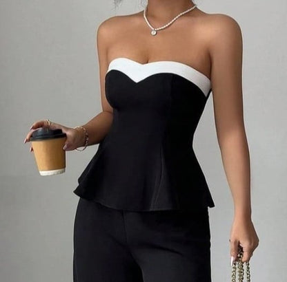 Contrast Co-ord Set (C70824)