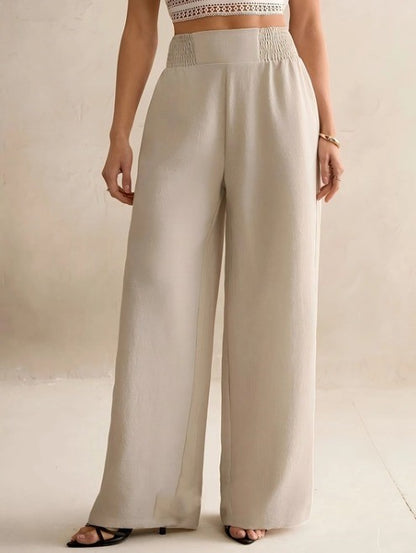 Elastic Straight Leg Pants	P70824