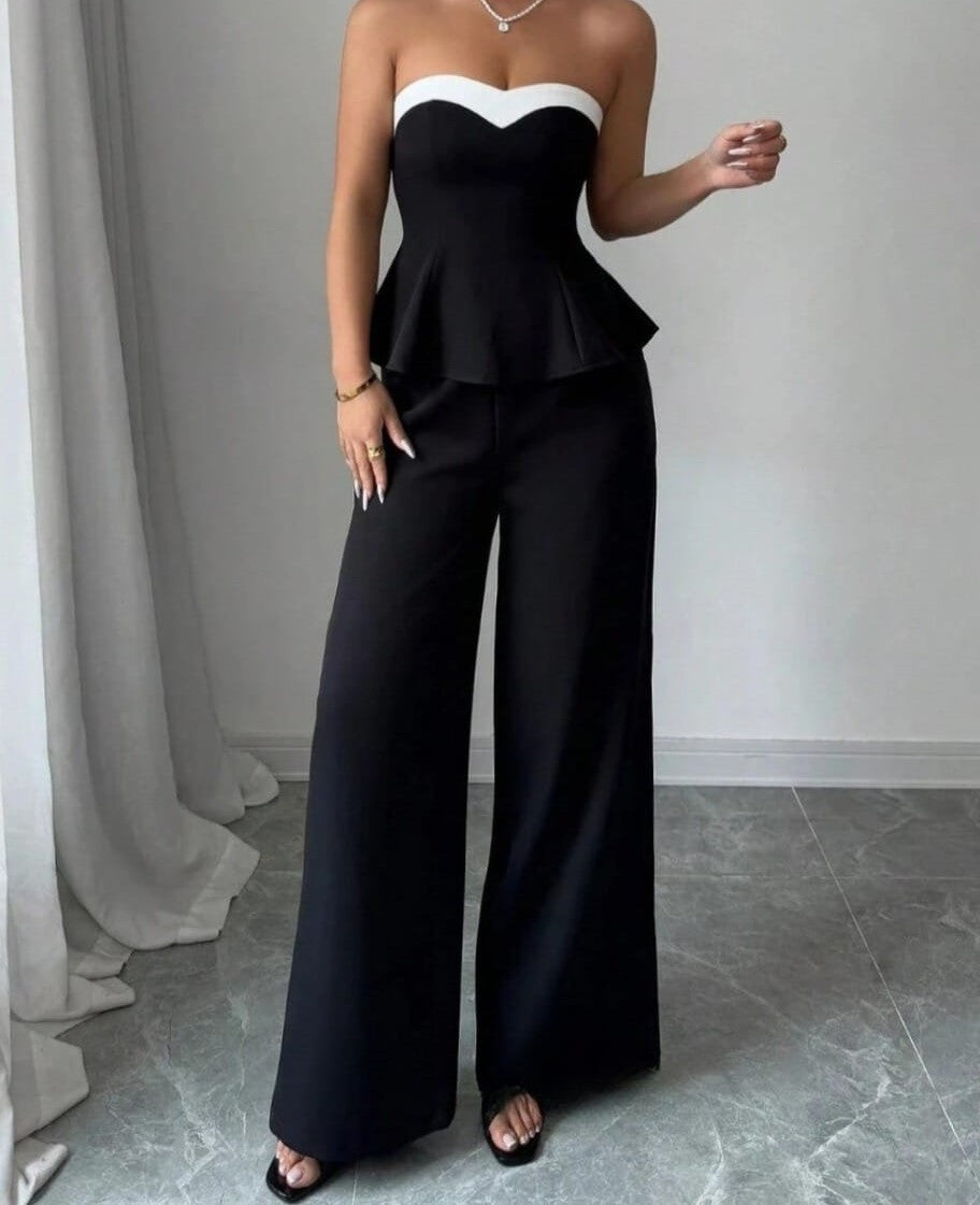 Contrast Co-ord Set (C70824)