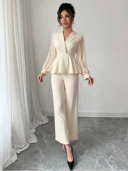 Peplum Coord Set (C50824)