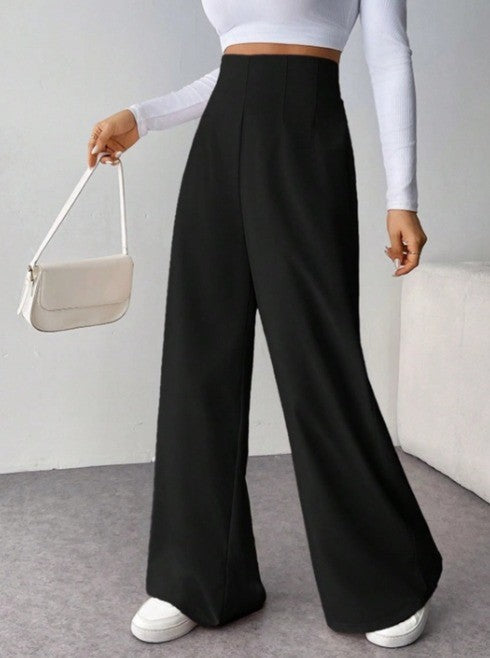 Patchwork Straight Leg Pants	P130824