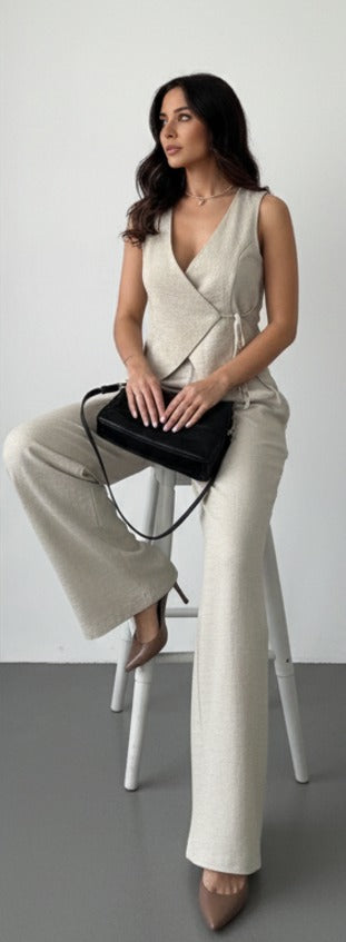 Tie Up Co-ord Set (C60824)