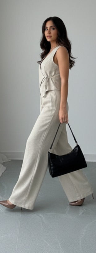 Tie Up Co-ord Set (C60824)